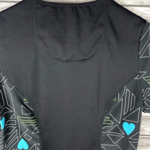 💙💚Geometric Heart Cherokee Infinity Scrub Top - Small - Picture 3 of 9